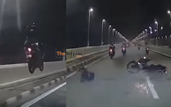 Accident Viral Video: डिवाइडर से टकराई बाइक, हवा में उछला सवार, फिर जो हुआ... देखते रह जायेंगे...