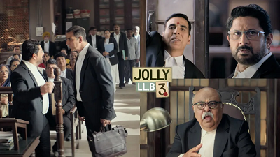 Jolly LLB 3 Trailer Out: अक्षय कुमार Vs अरशद वारसी, कोर्टरूम में छिड़ी जबरदस्त कॉमेडी-ड्रामा, इस दिन होगी रिलीज...