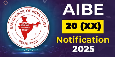 BCI AIBE 20 Notification 2025: रजिस्ट्रेशन 29 सितंबर से, परीक्षा 30 नवंबर को, यहाँ देखें पूरी डिटेल...