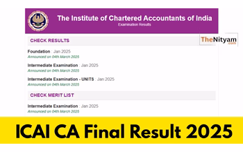 CA Result 2025: नवंबर के पहले सप्ताह में जारी हो सकता है ICAI सीए सितंबर सेशन का रिजल्ट...