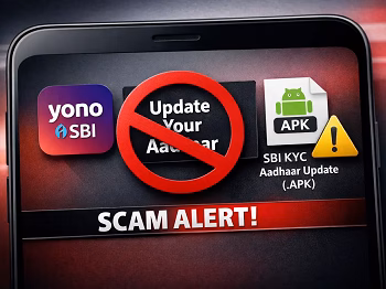 SBI Fraud Alert: SBI YONO ऐप में आधार अपडेट का फेक मैसेज वायरल, PIB ने किया साफ-साफ चेतावनी...